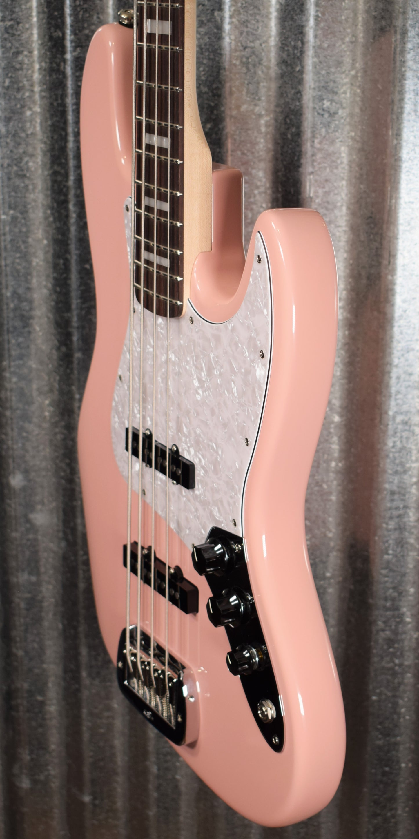 G&L USA Fullerton JB Shell Pink Jazz Bass & Case 2020 #2013
