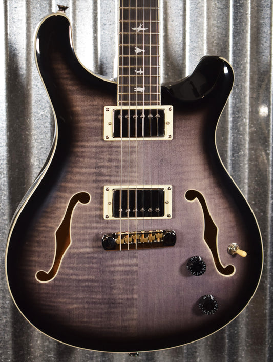 PRS Paul Reed Smith SE Hollowbody II Charcoal Burst Guitar & Case #9484