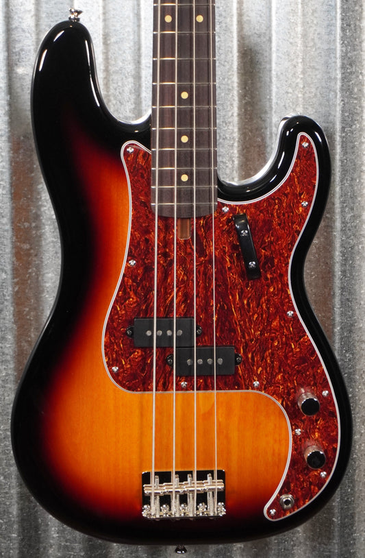 Modern Vintage MVP4-62 60's Vintage 4 String Precision Bass 3 Tone Sunburst & Bag #1188