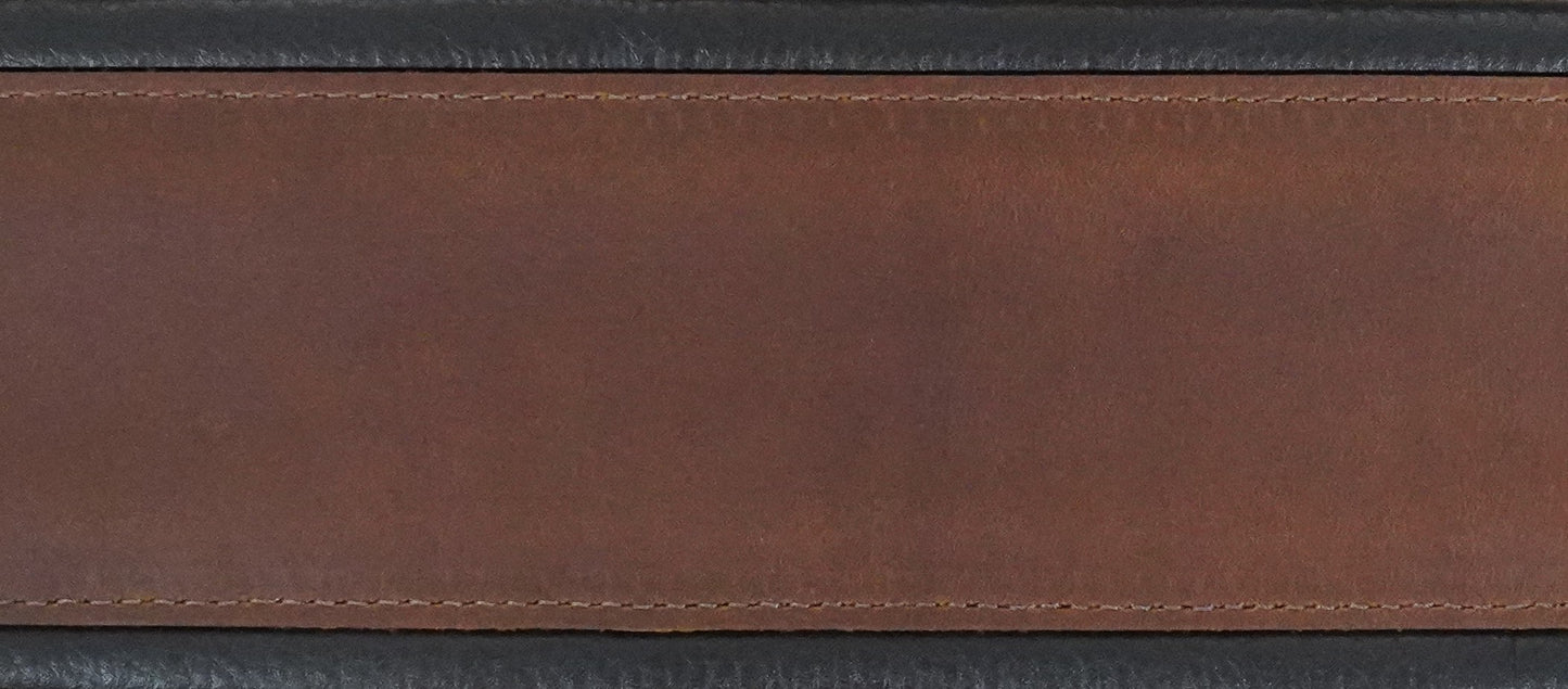 Levy's PM32BH-BRN 3.25” Butter Leather Guitar Bass Strap Brown