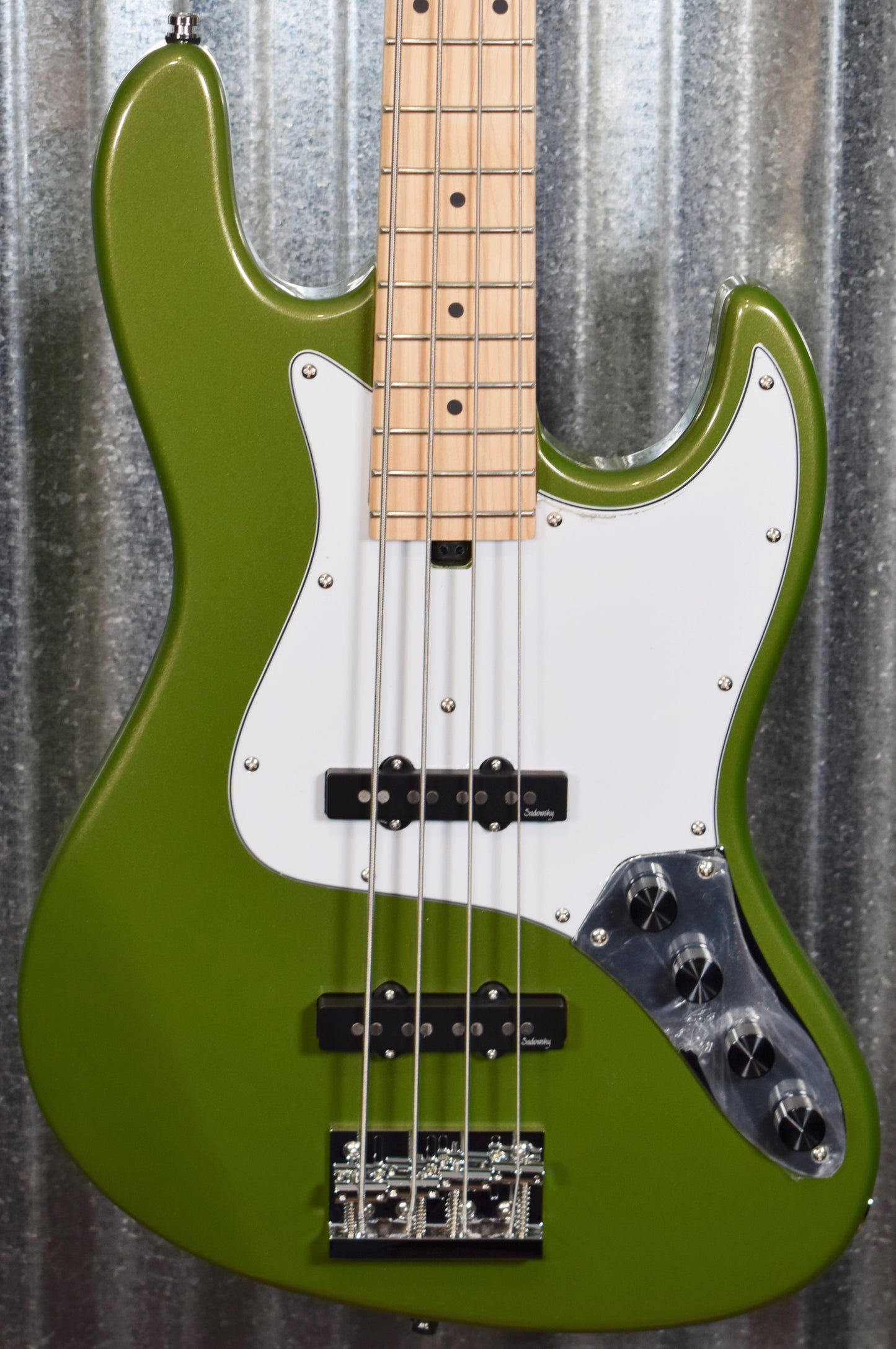 Sadowsky Design RSD Metro Express JJ 4 String Jazz Bass Sage Green Metallic & Bag #1520