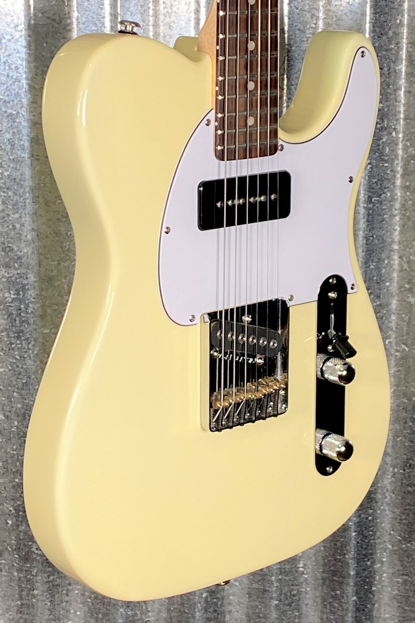 G&L USA 2016 ASAT Classic Bluesboy 90 Vintage White Guitar & Case #7510 Used
