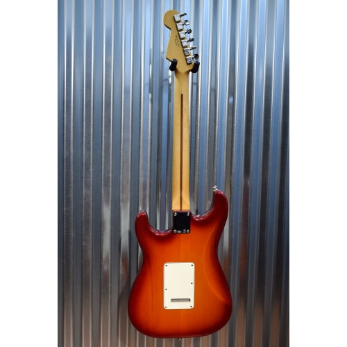 Fender Stratocaster Plus Top Flame Cherry Sunburst Guitar & Bag Mexico Used