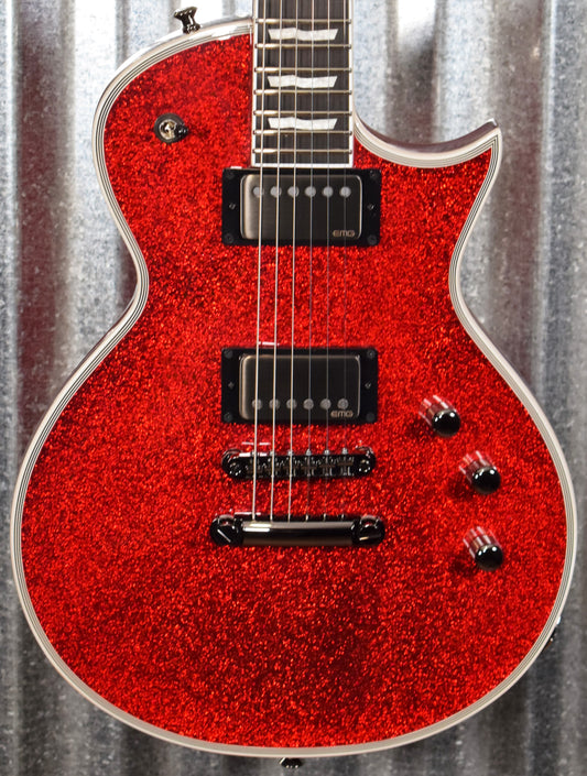 ESP E-II Eclipse DB Red Sparkle EMG Guitar & Case EIIECDBRSP Japan #ES1300203