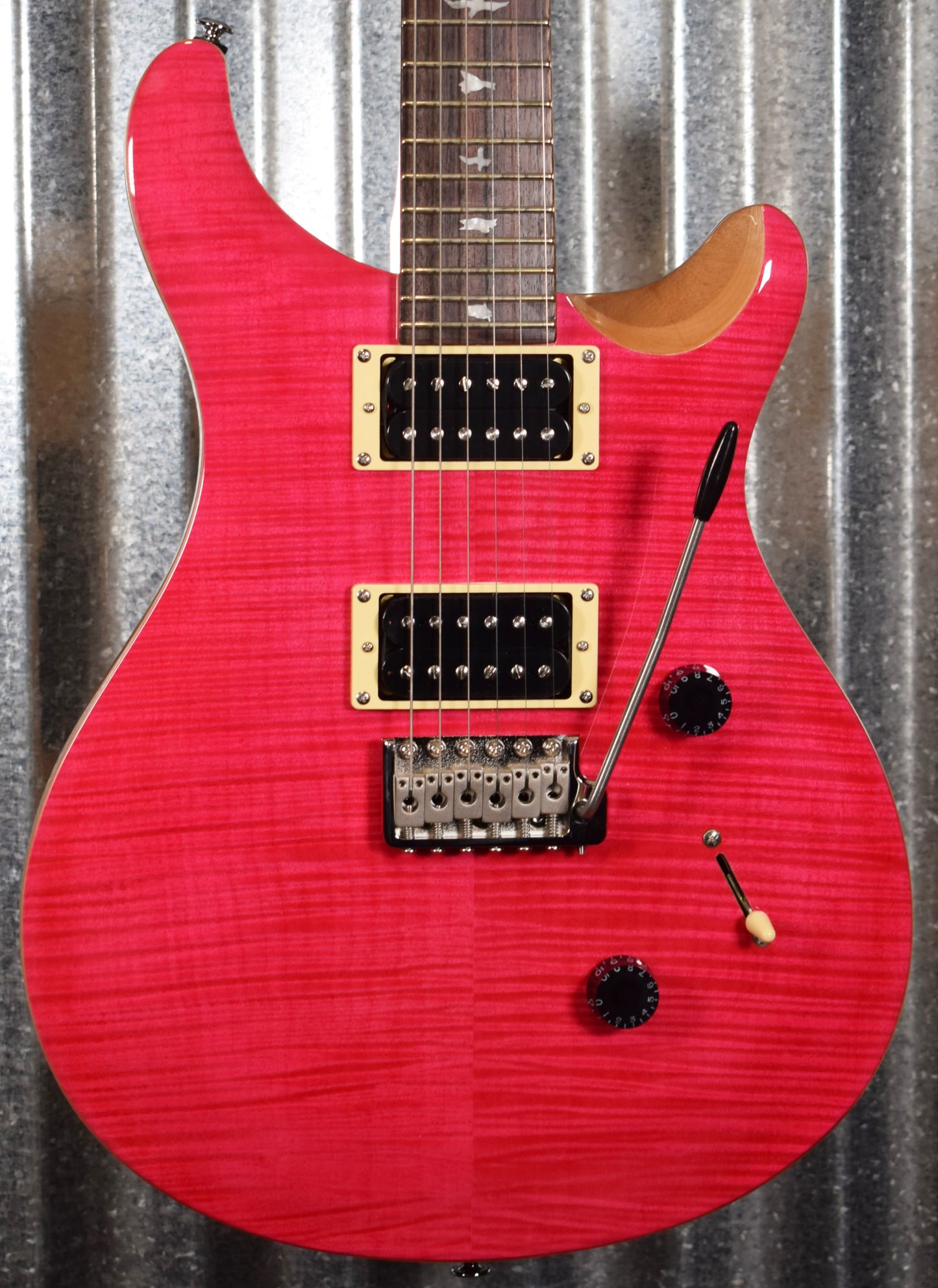 PRS Paul Reed Smith SE Custom 24 Bonnie Pink Guitar & Bag #6425