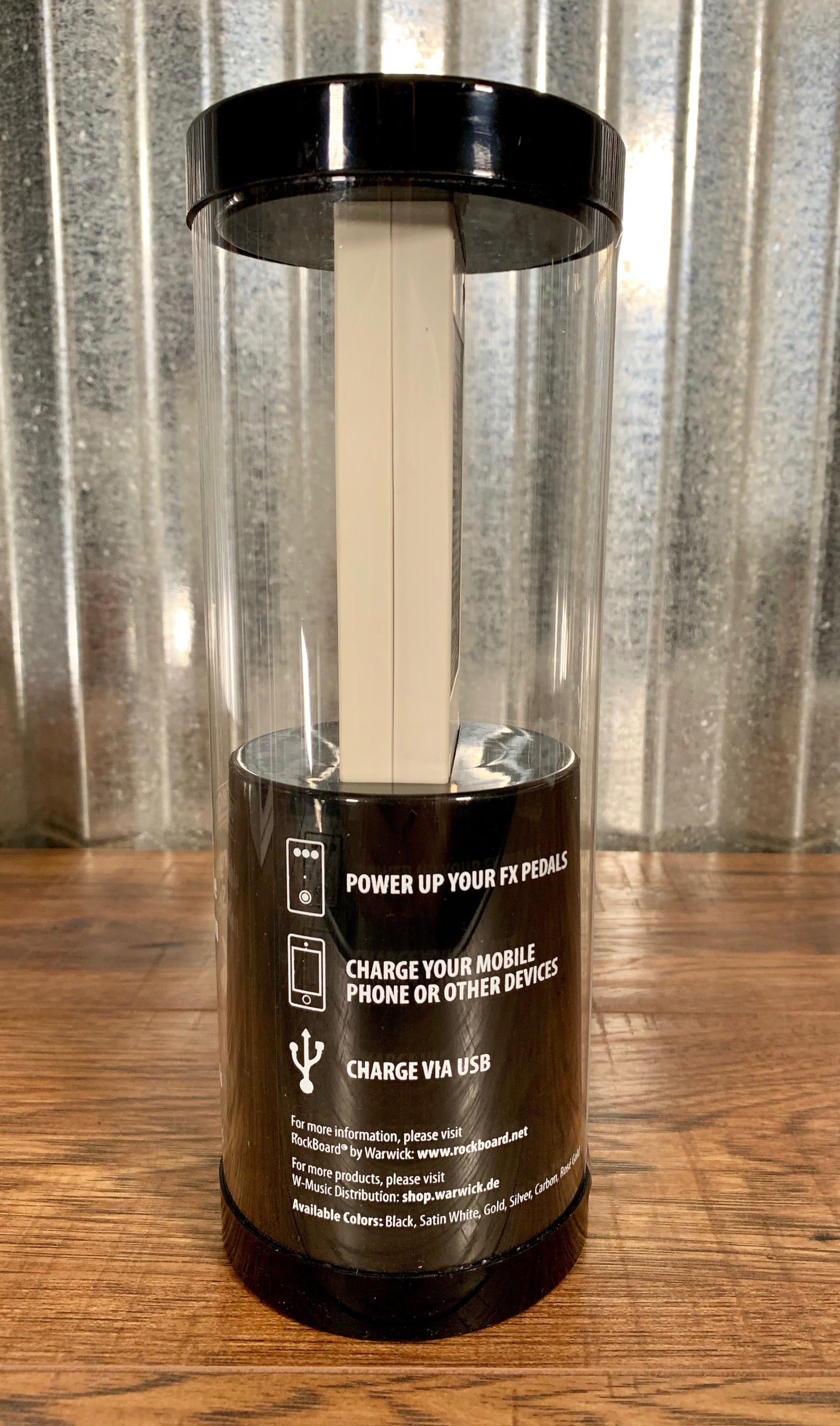 Warwick Rockboard Power LT XL 9v Rechargeable Guitar Effect Pedalboard Power Supply White