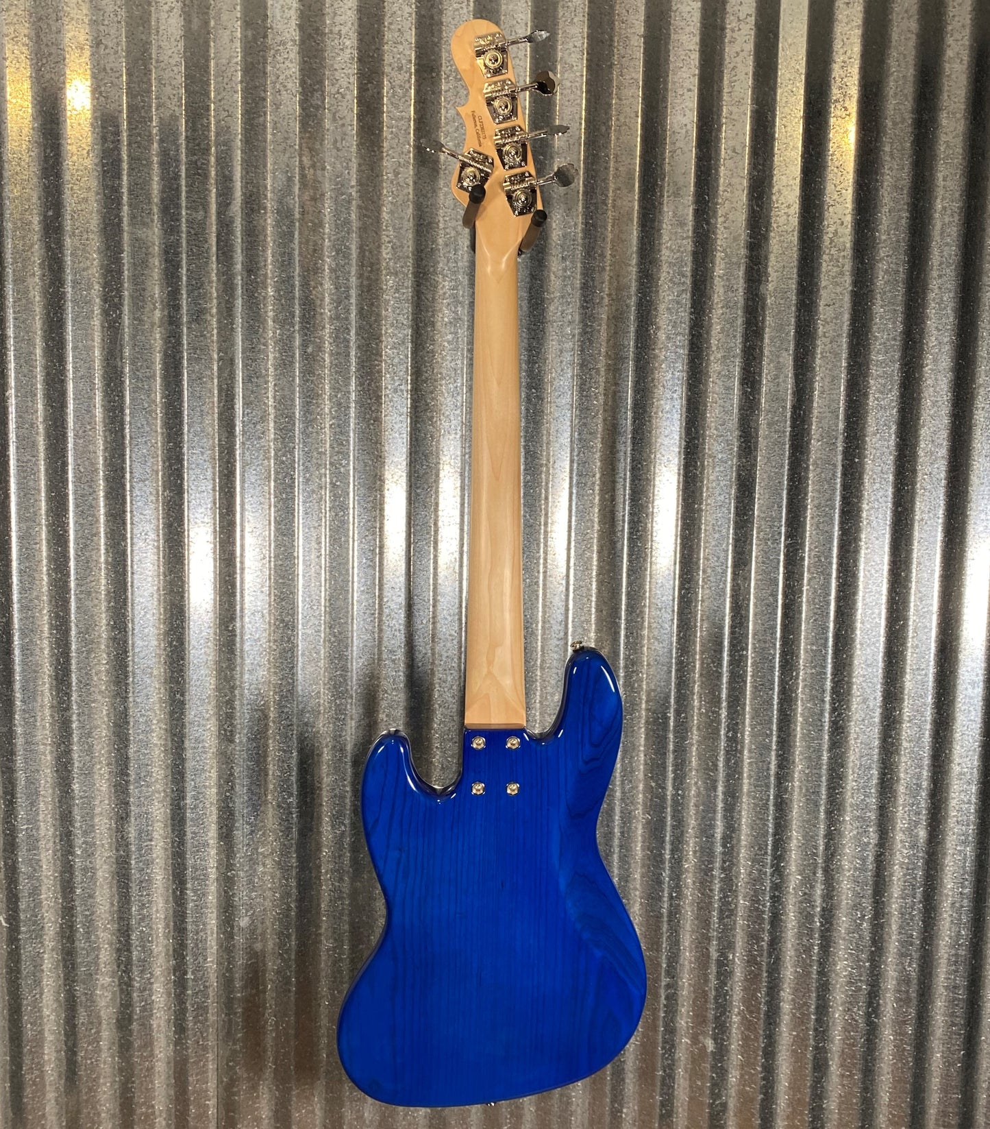 G&L USA JB-5 Clear Blue 5 String Jazz Bass Rosewood Satin Neck & Case JB5 #3175