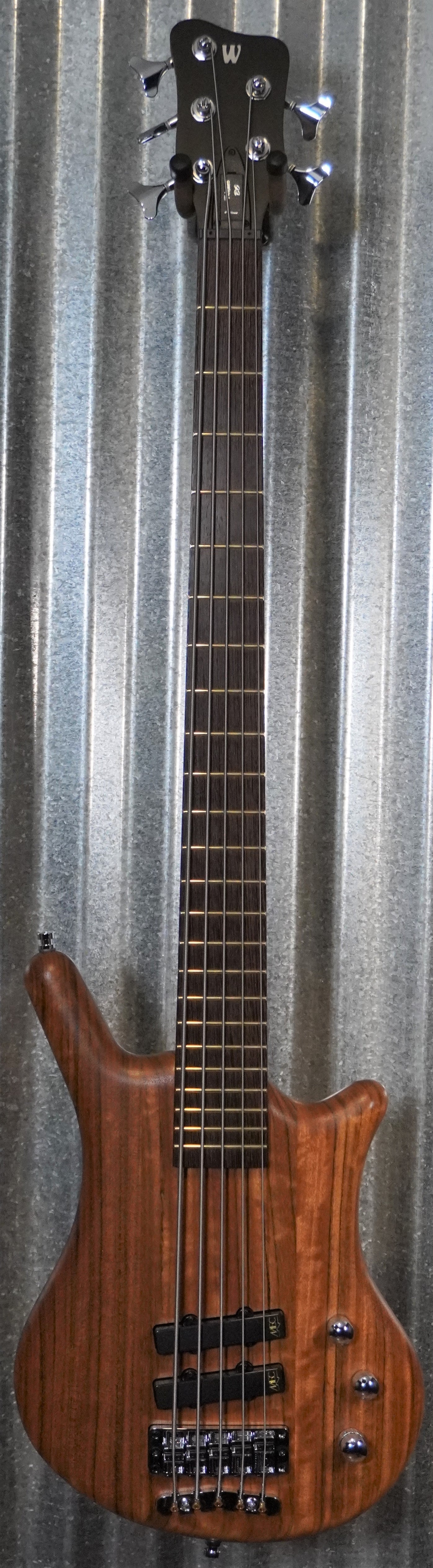 Warwick German Pro Series Thumb Bolt-On 5 String Natural Bass & Gig Bag #4722