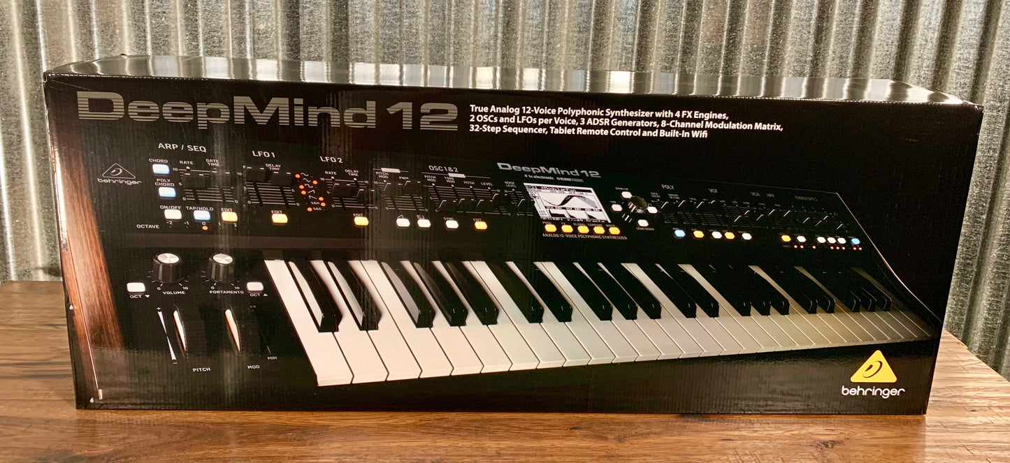 Behringer Deepmind 12 Voice Polyphonic Keyboard Synthesizer Demo
