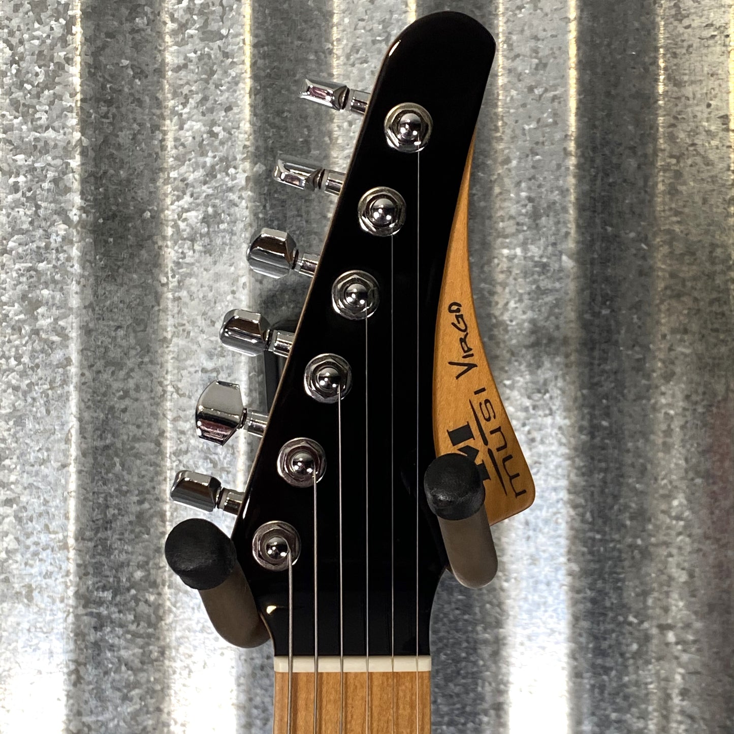 Musi Virgo Classic Telecaster Transparent Black Guitar #0267 Used