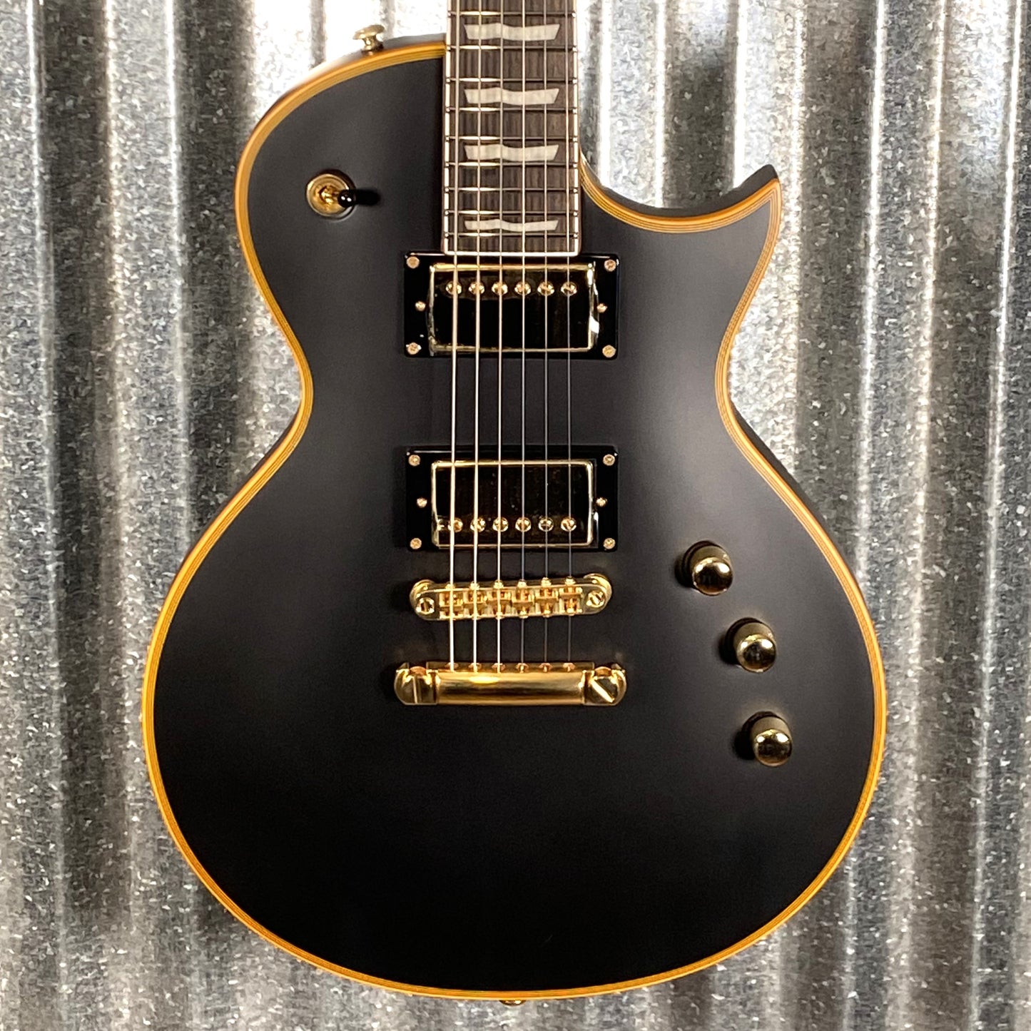ESP LTD EC-1000 Duncan Eclipse Seymour Duncan Vintage Black Guitar LEC1000VBD #1338 Used