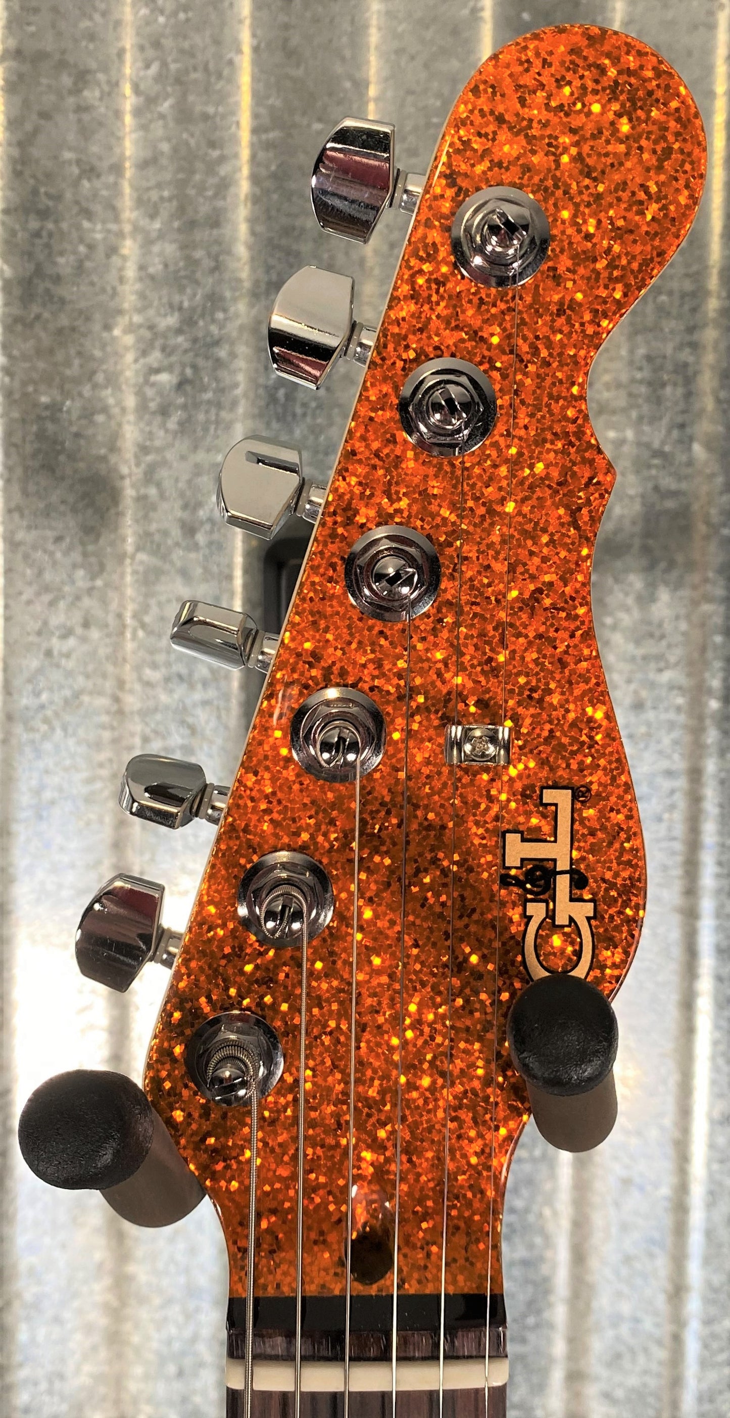 G&L USA ASAT Special Orange Metal Flake Guitar & Case #5205