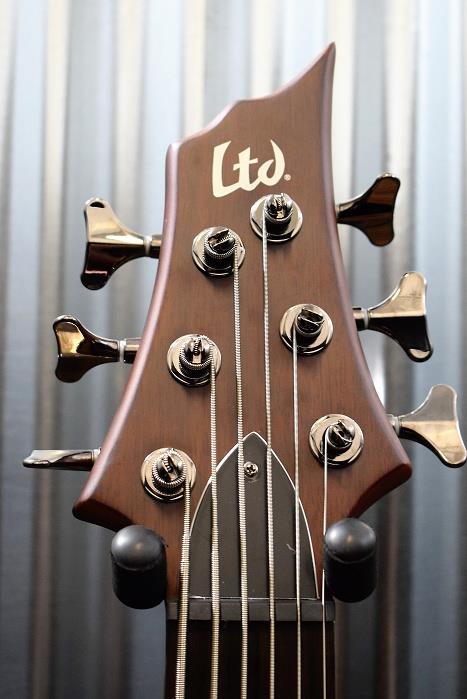 ESP LTD D-6 Six String Neck Through Bass Natural Satin Blem #1175