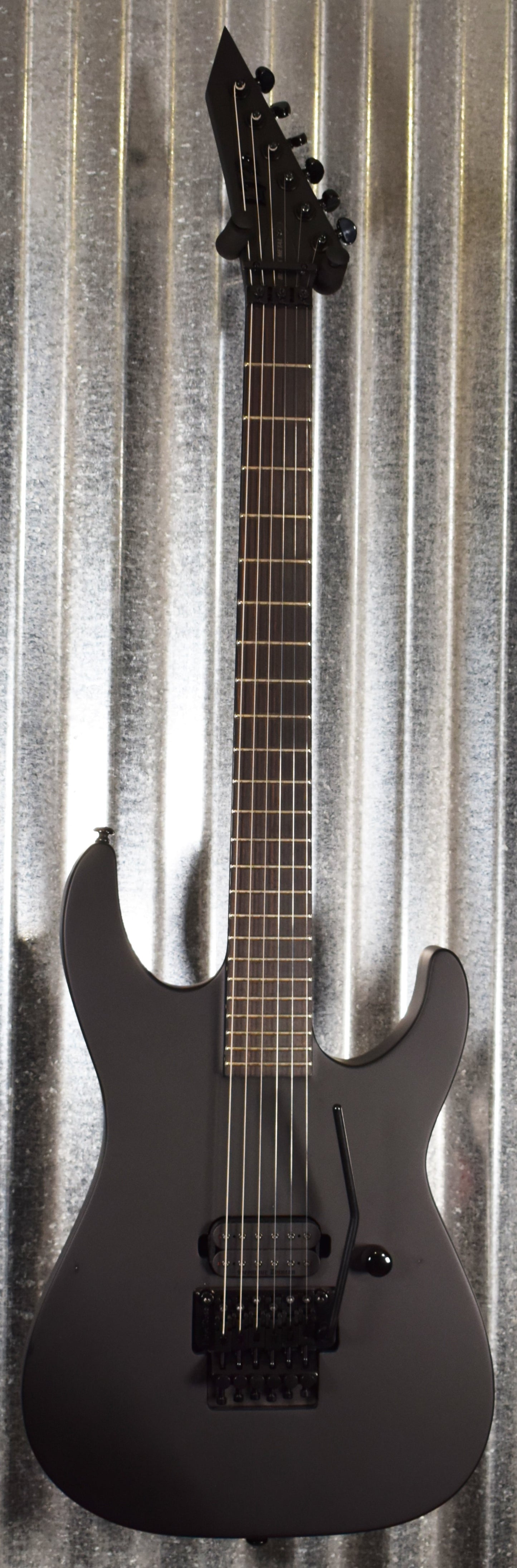 ESP LTD M Black Metal Satin Seymour Duncan Guitar MBKMBLKS #1371 B Stock