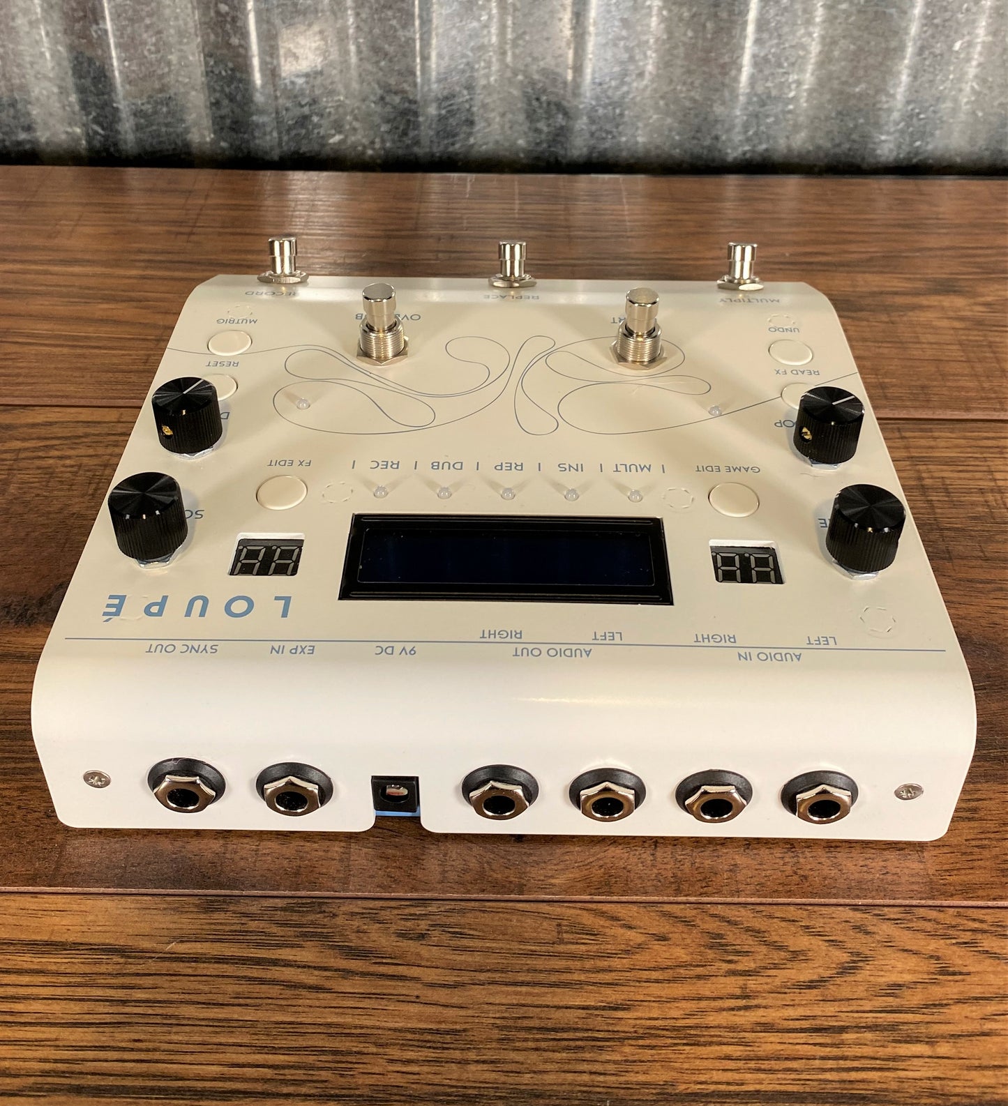 Glou-Glou Loupé Looper & Delay Guitar Effect Pedal White Used