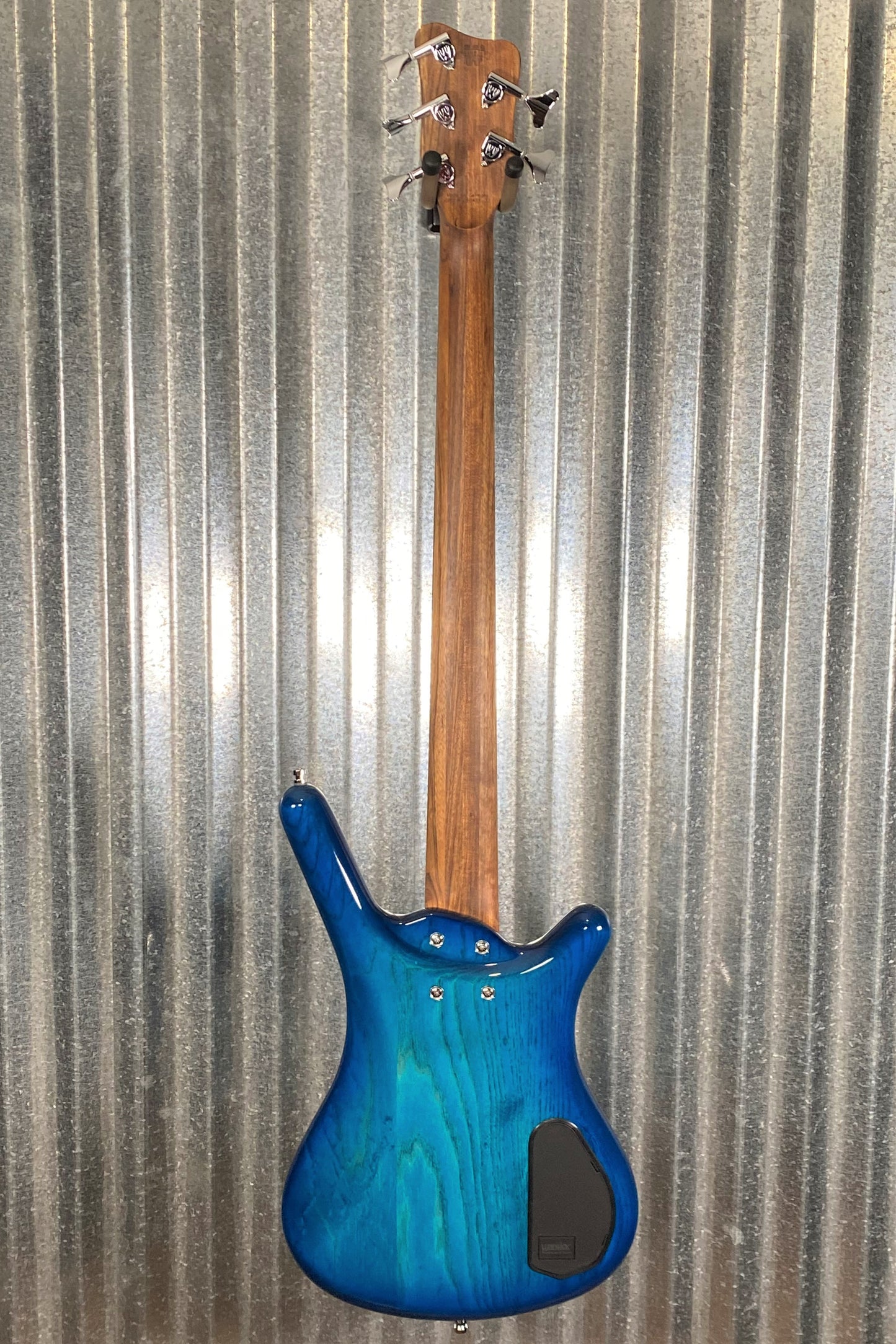 Warwick German Pro Series Corvette $$ Left Hand 5 String Bass LTD Edition Lagoon Blueburst & Bag #1822