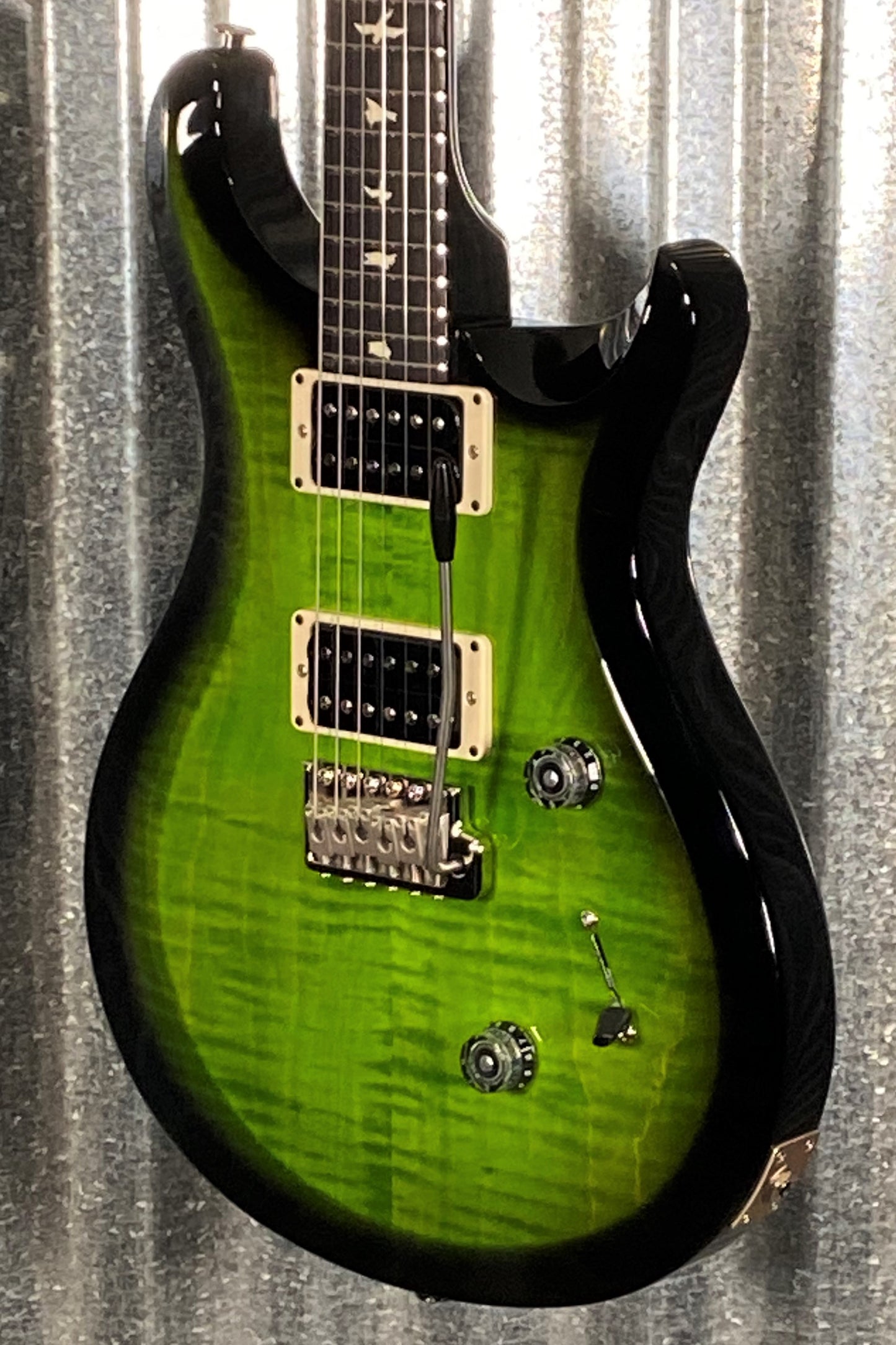 PRS Paul Reed Smith USA S2 Custom 24 Eriza Verde Smokeburst Guitar & Bag #4034