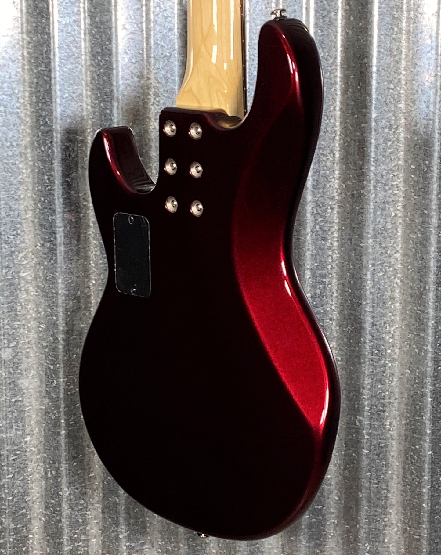 G&L USA CLF L-2500 S750 Ruby Red Metallic 5 String Bass & Case #1323
