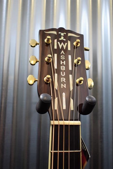 Washburn WSD5240STSK Solid Spruce Top Acoustic Guitar & Hardshell Case #0815