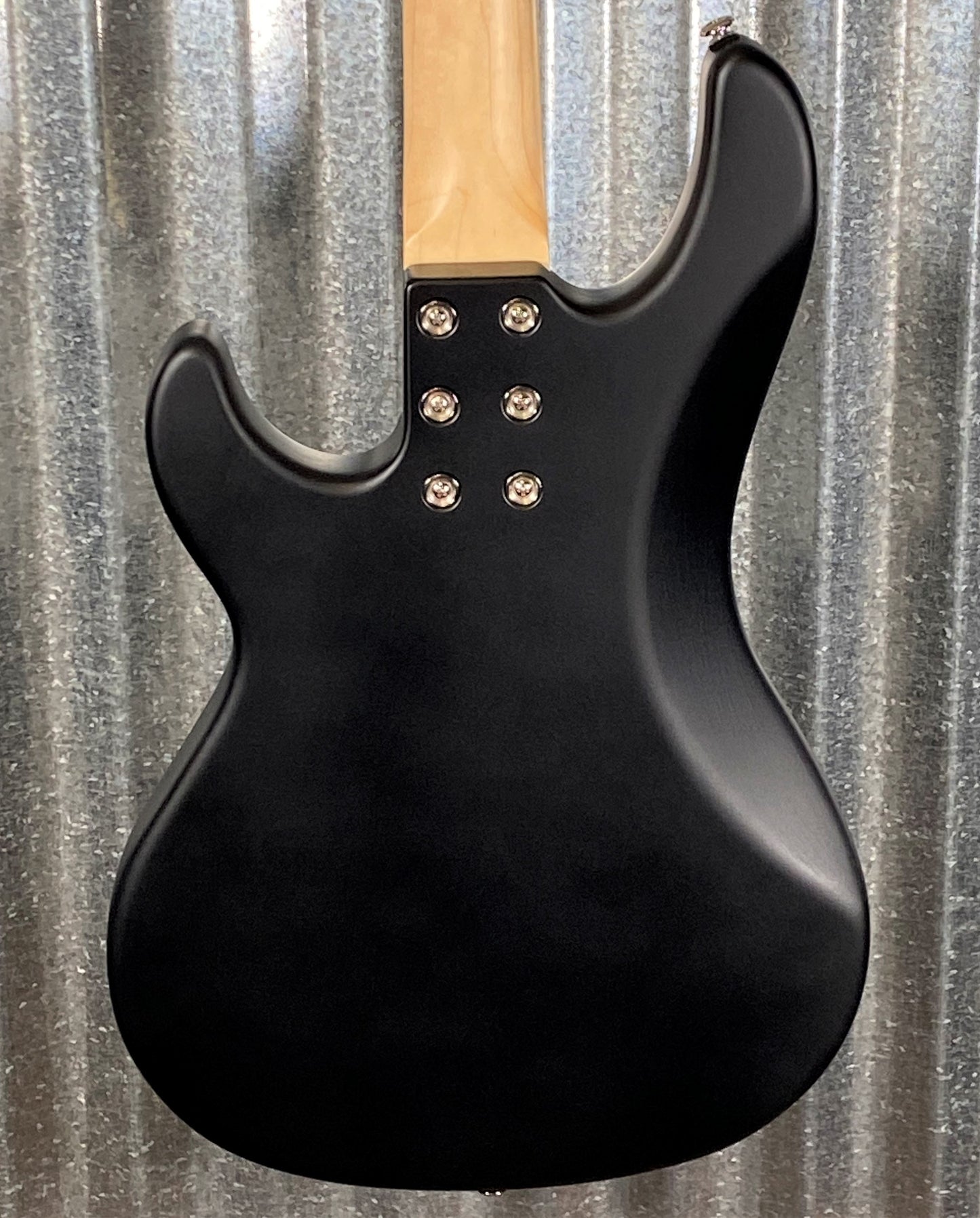 G&L USA Kiloton Jet Black Frost 4 String Bass & Bag #5180 Used