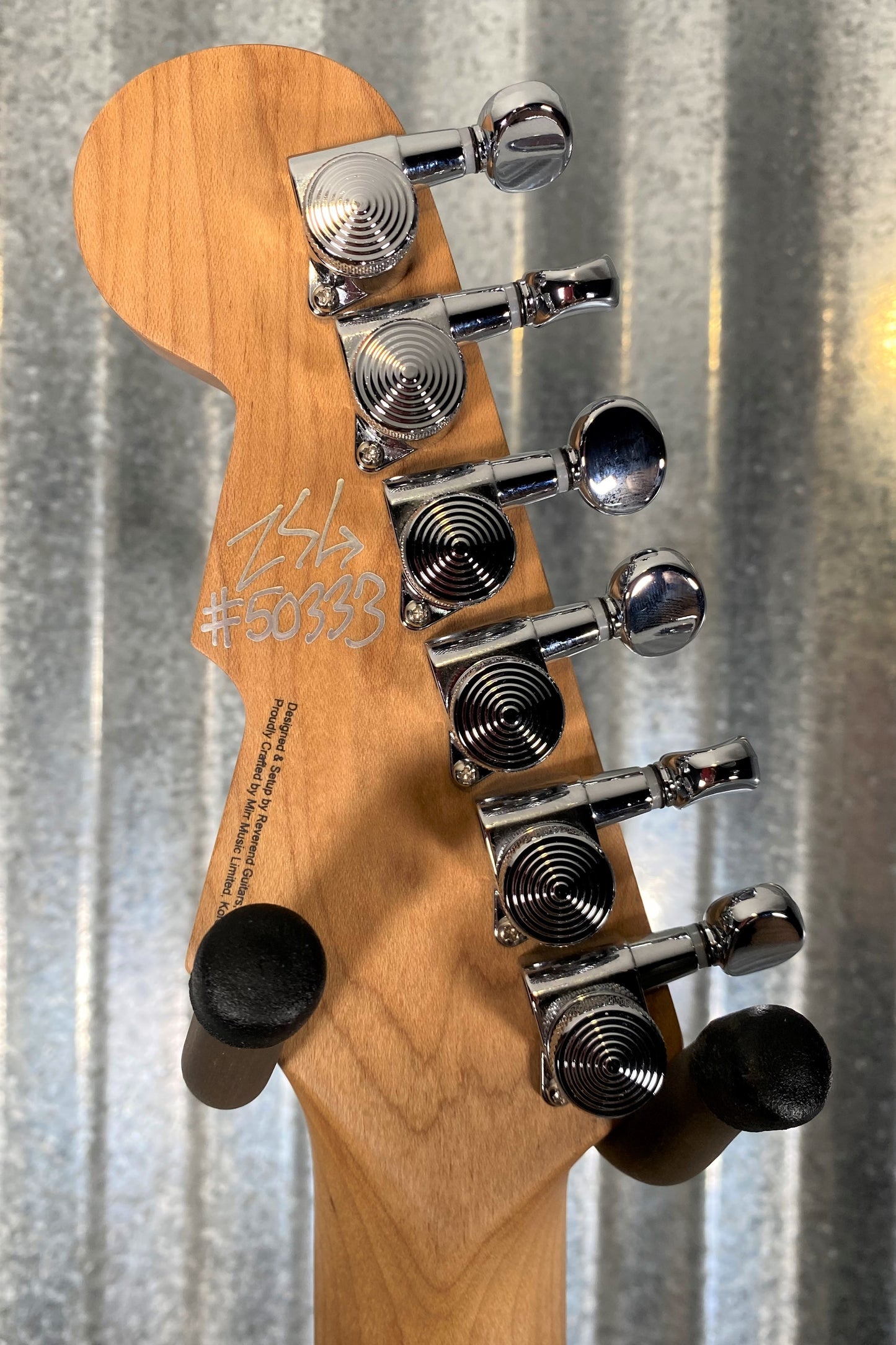 Reverend Guitars Double Agent OG Midnight Black Guitar Blem #0333