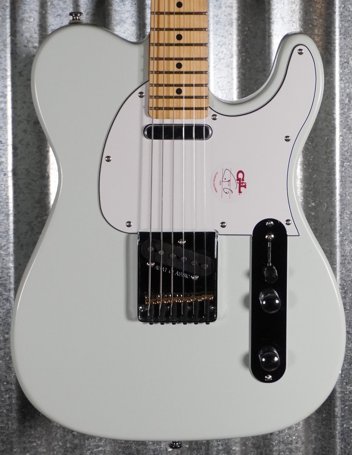 G&L Tribute ASAT Classic Sonic Blue Poplar Alnico Guitar #3544 Used