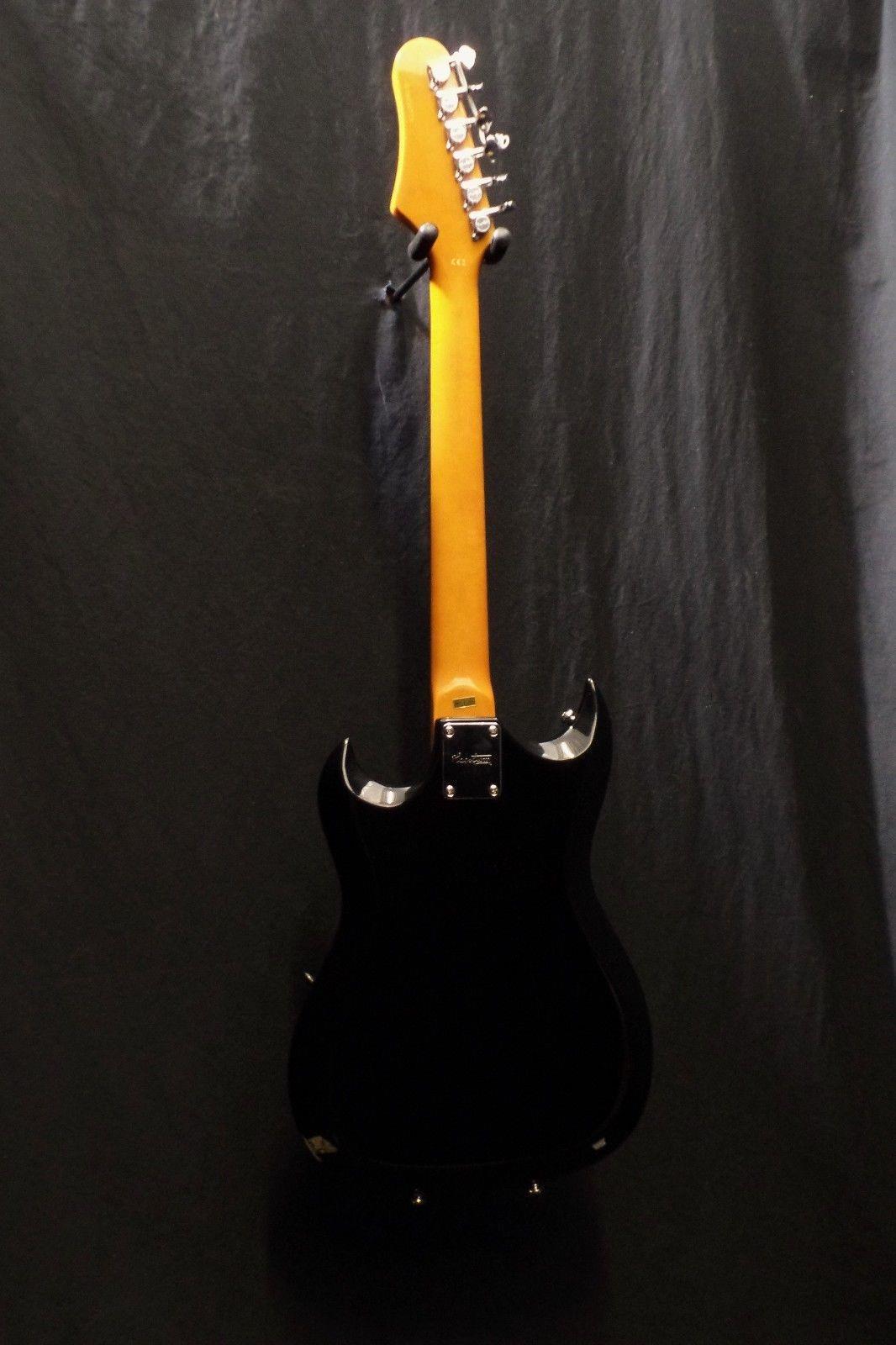 Hagstrom RetroScape Series HIl Electric Guitar in Black Gloss #0773