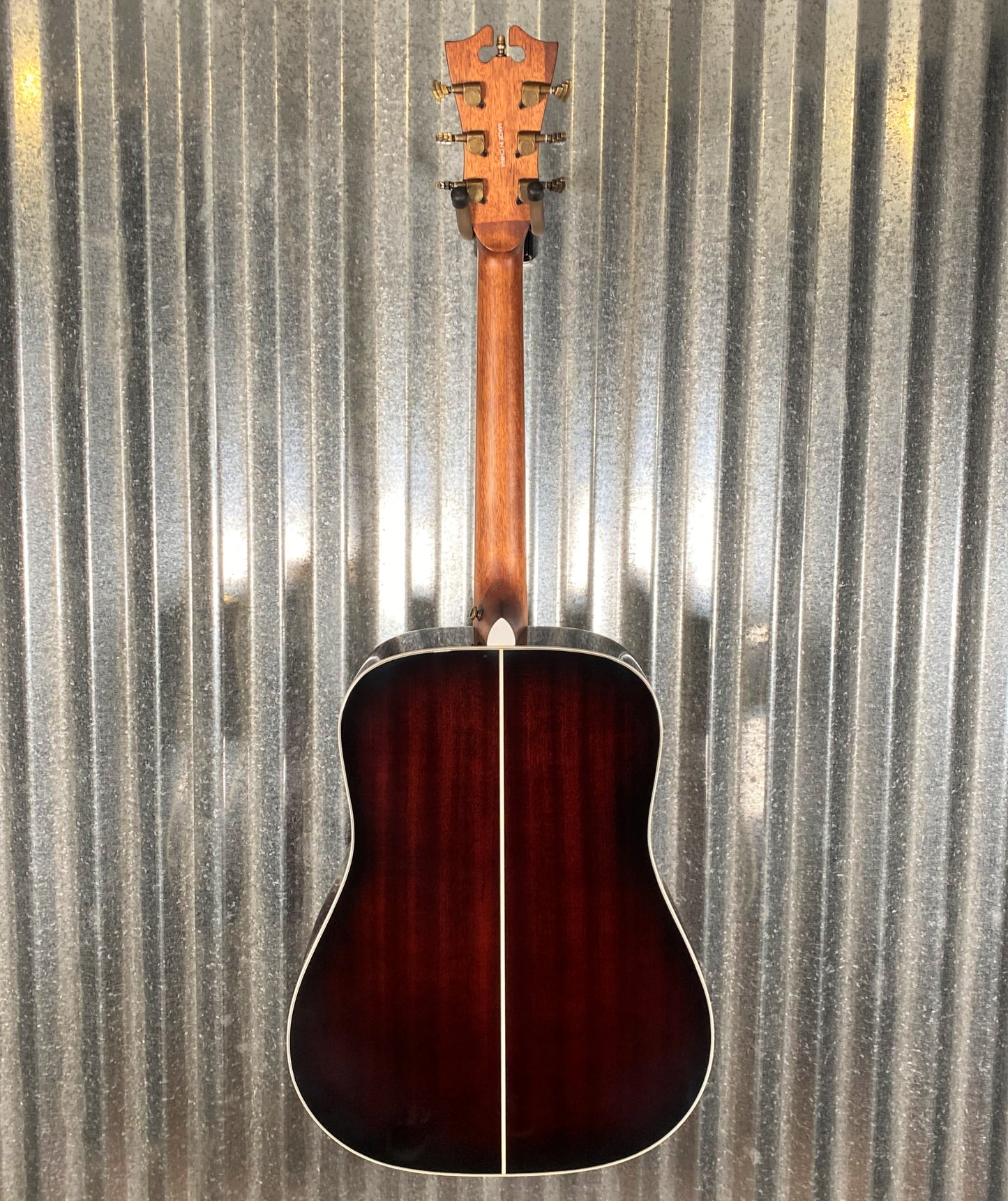 D'Angelico Premier Lexington Dreadnought E Trans Black Cherry Acoustic Electric Guitar #4657