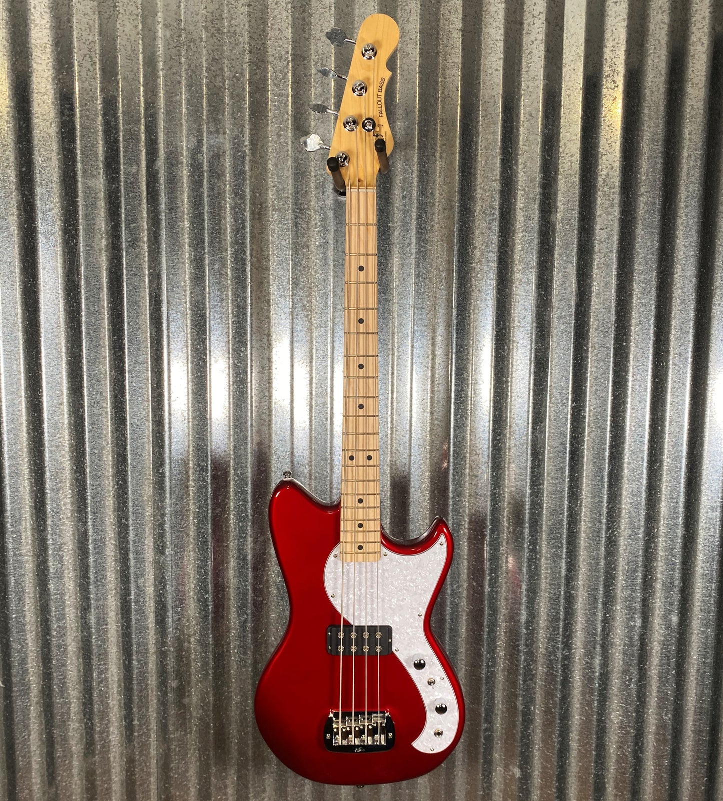 G&L Guitars Tribute Fallout Bass Short Scale 4 String Candy Apple Red #2150
