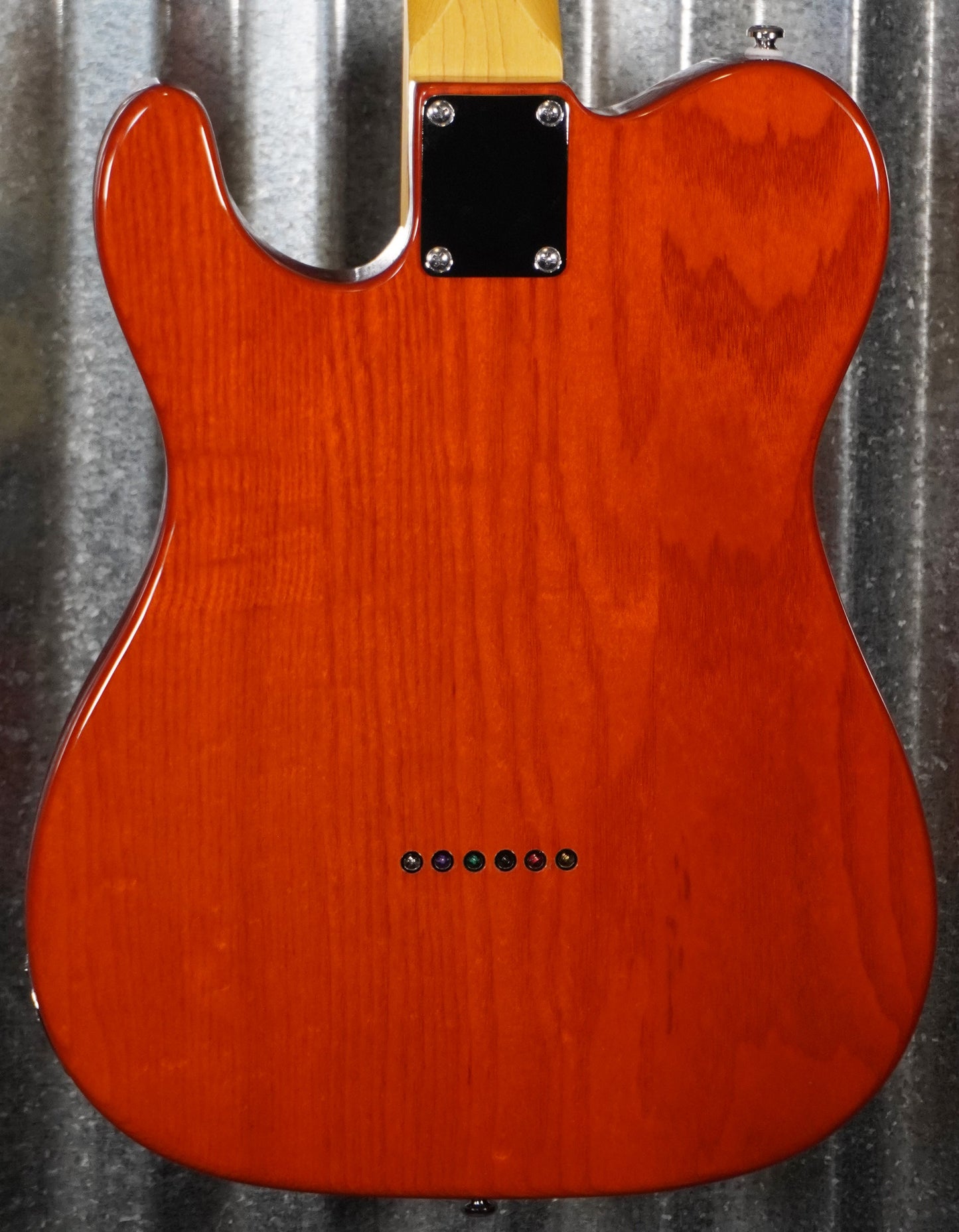 G&L Tribute ASAT Classic Bluesboy Clear Orange Semi Hollow Guitar #0435
