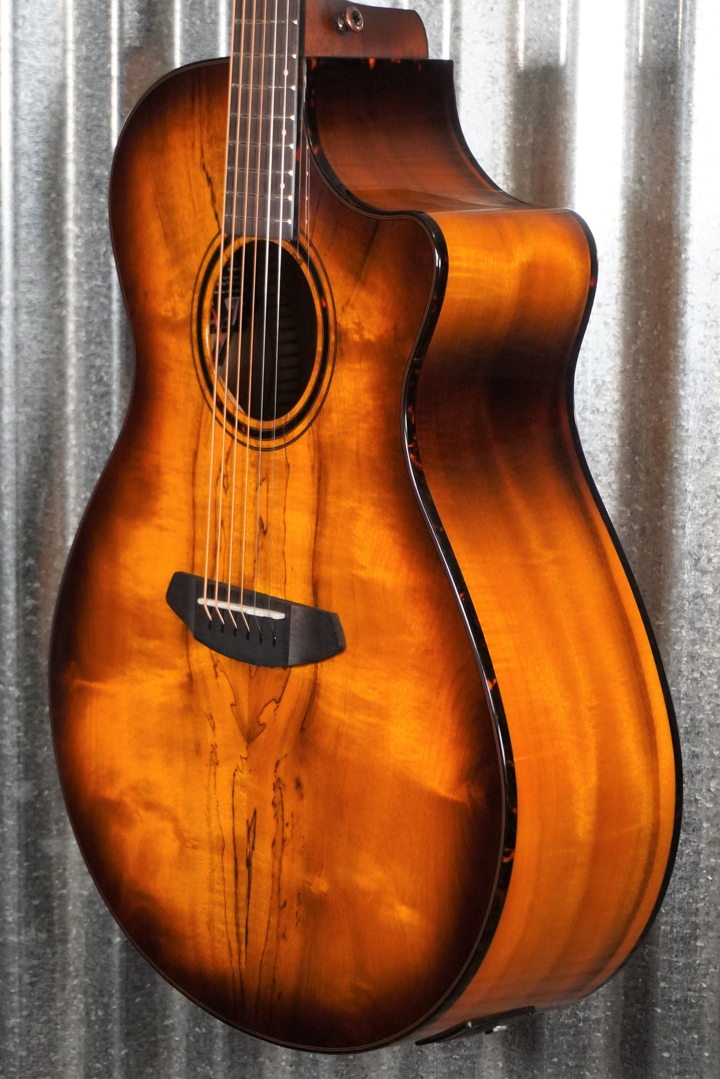 Breedlove Pursuit Exotic S Concerto Tiger's Eye CE Myrtlewood Acoustic Electric Guitar #2361