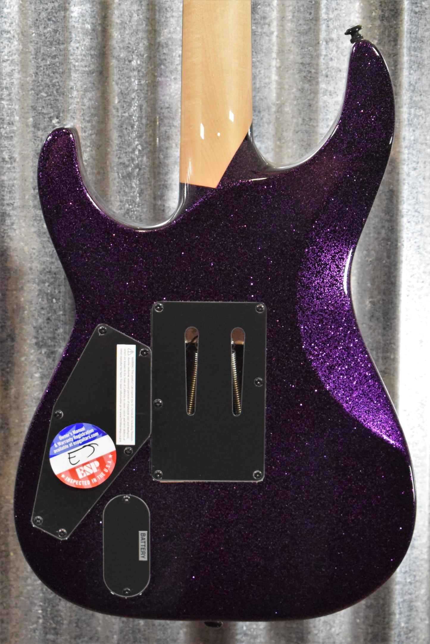 ESP LTD Kirk Hammett Sparkle Ouija Purple EMG Limited Edition Guitar & Case #149