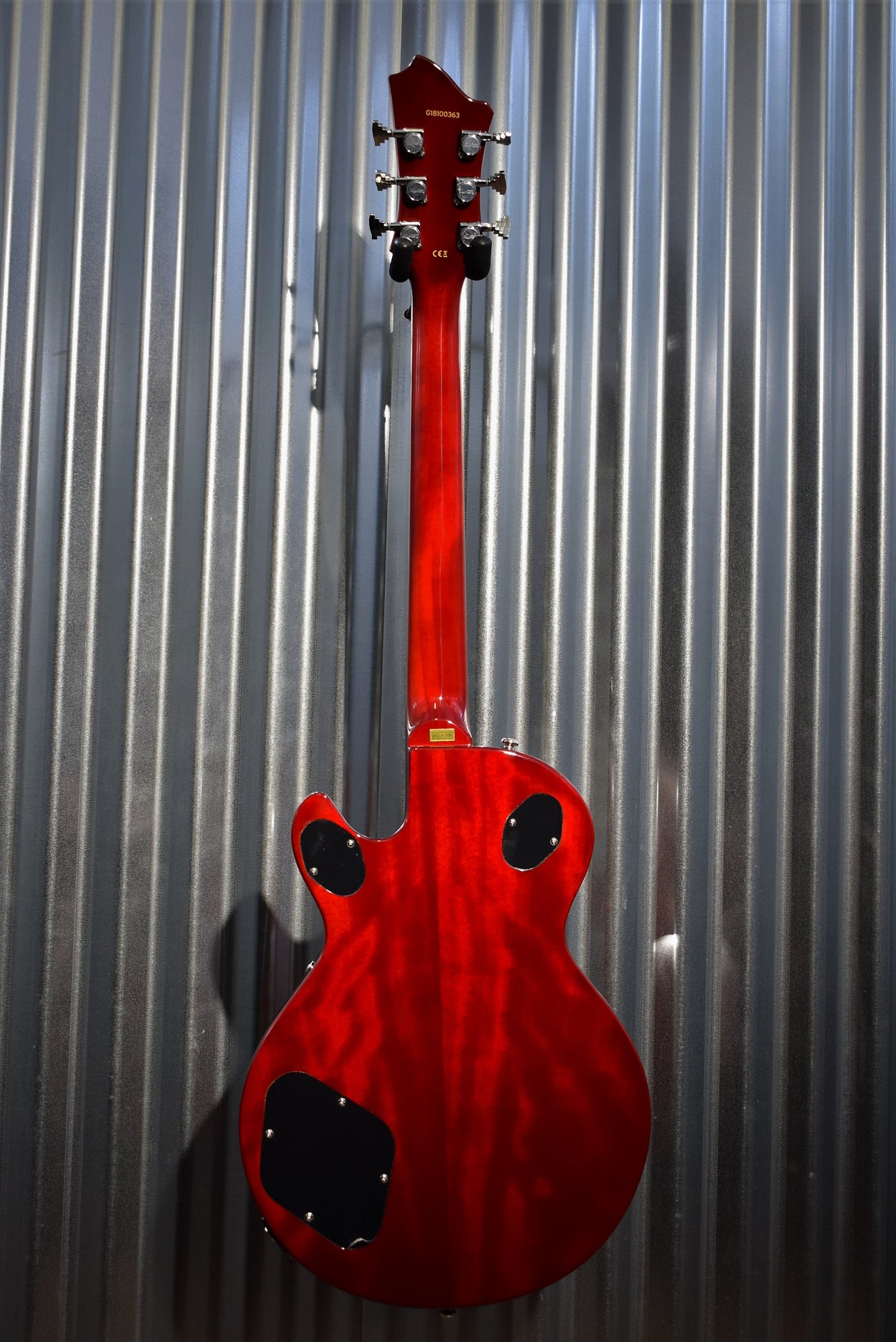 Hagstrom Swede F Wild Cherry Transparent Semi Hollow Electric Guitar #0363 Demo