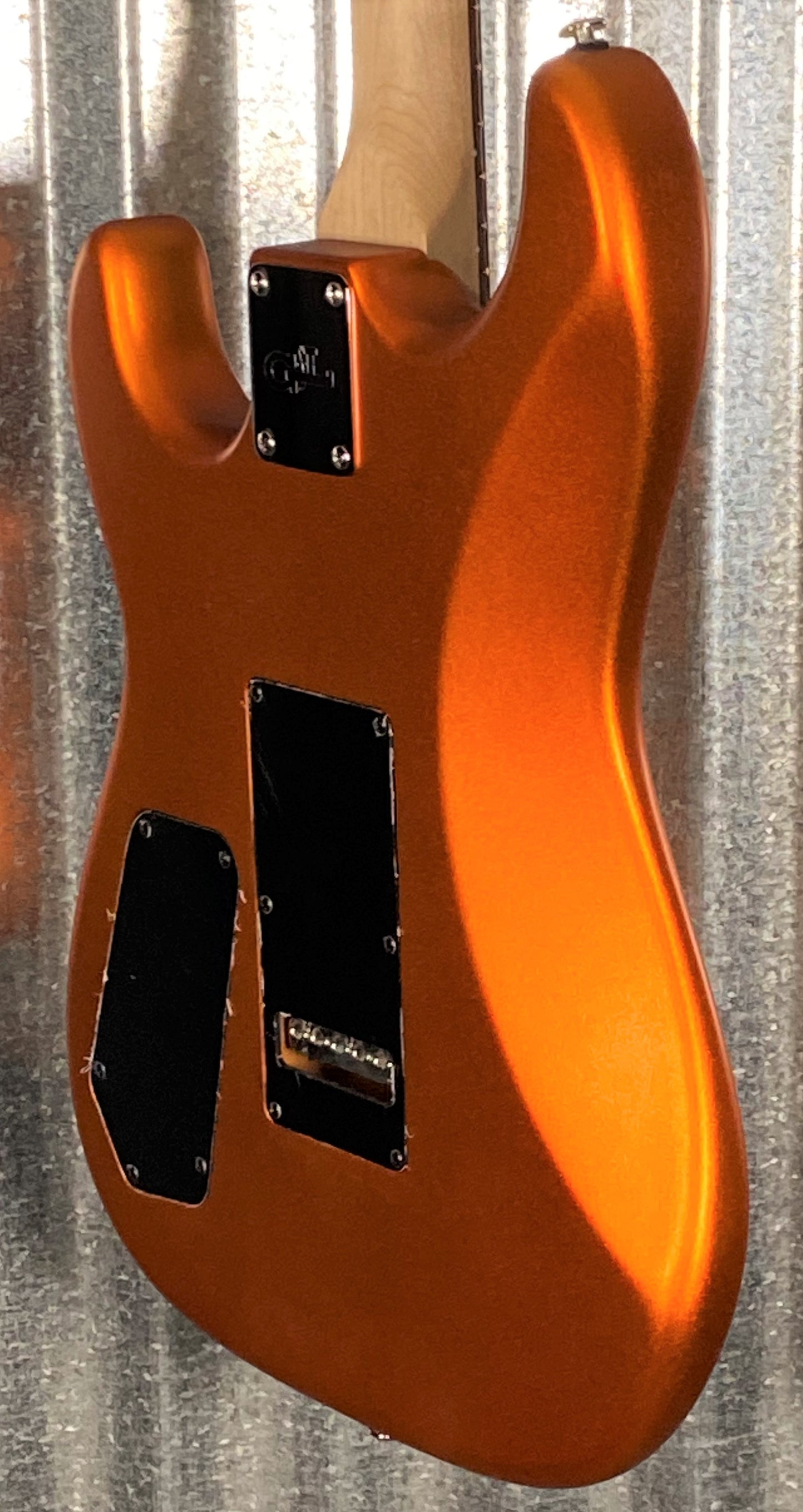 G&L USA Legacy HSS RMC Tangerine Metallic Guitar & Case #5190
