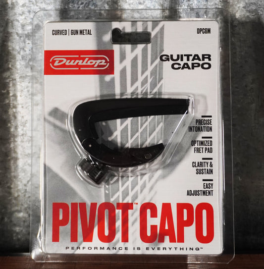 Dunlop DPCGM Pivot Capo Gun Metal Guitar Capo