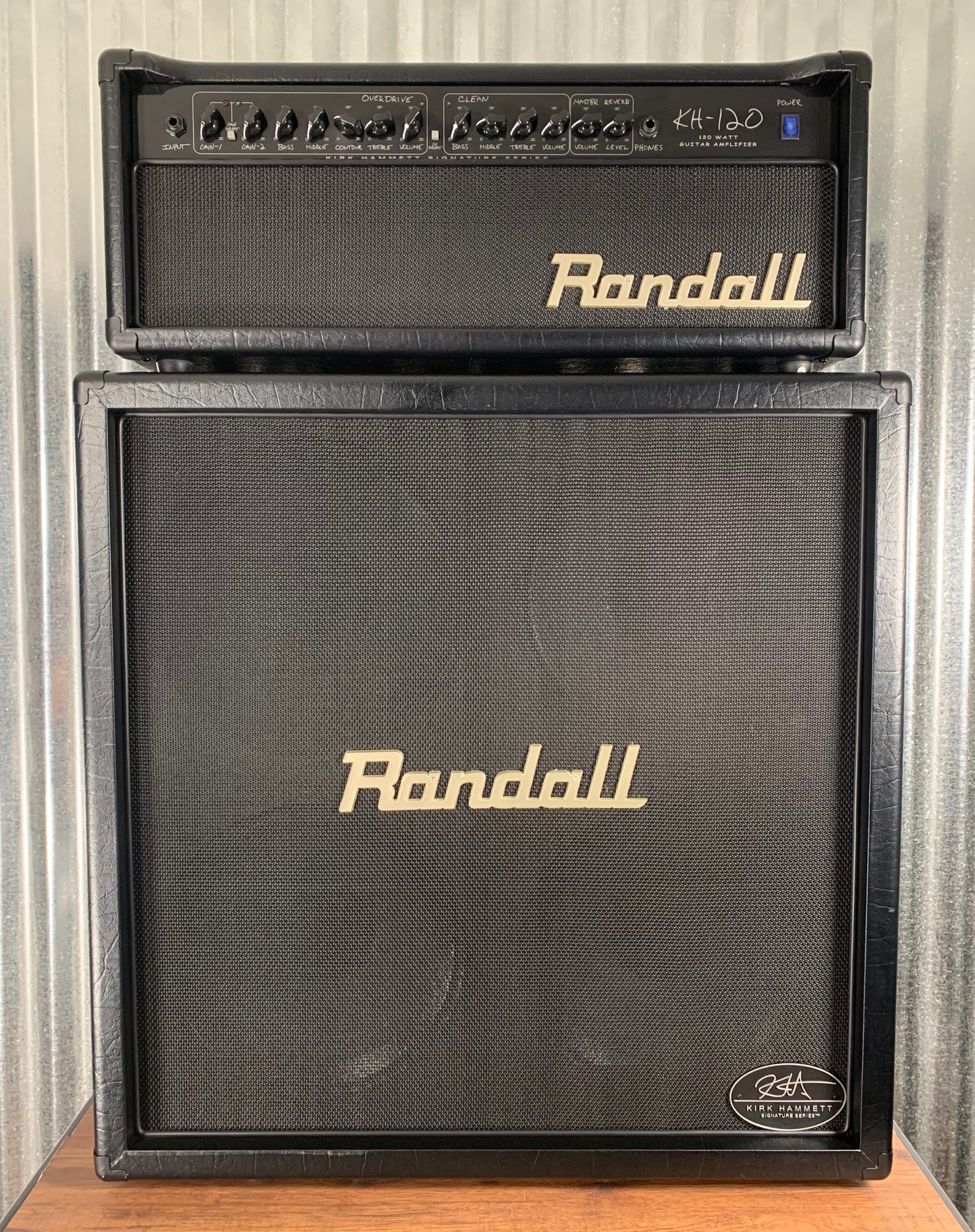 Randall Kirk Hammett KH120RHS 120 Watt Head & 4x12 Speaker Cabinet Half Stack