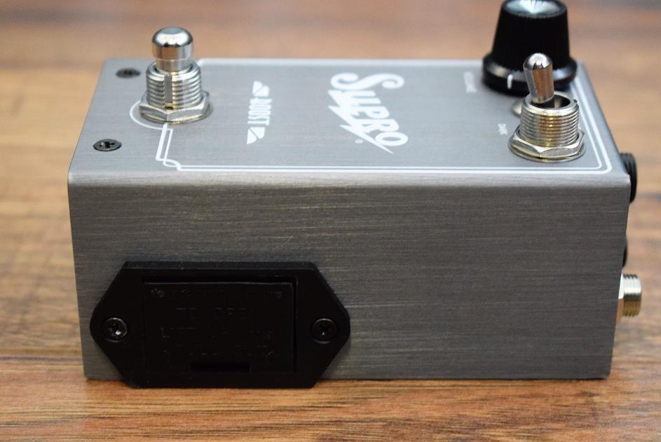 Supro USA 1303 Boost 20db J-Fet Design Guitar Bass Effects Pedal