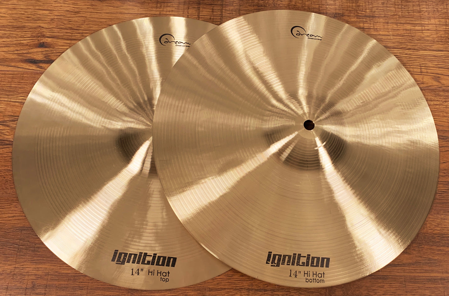 Dream Cymbals IGNCP3 Ignition 3 Piece Pack 14" Hi Hat, 16" Crash, 20" Ride & Bag