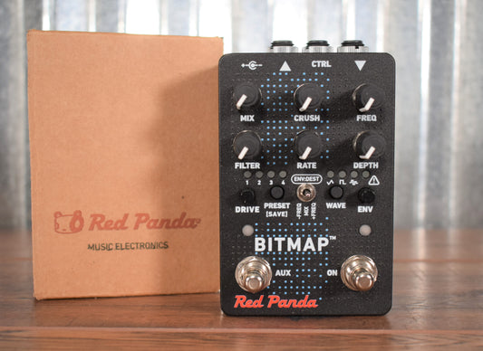 Red Panda Bitmap 2 Stereo Bitcrusher Lofi Distortion Guitar Effect Pedal