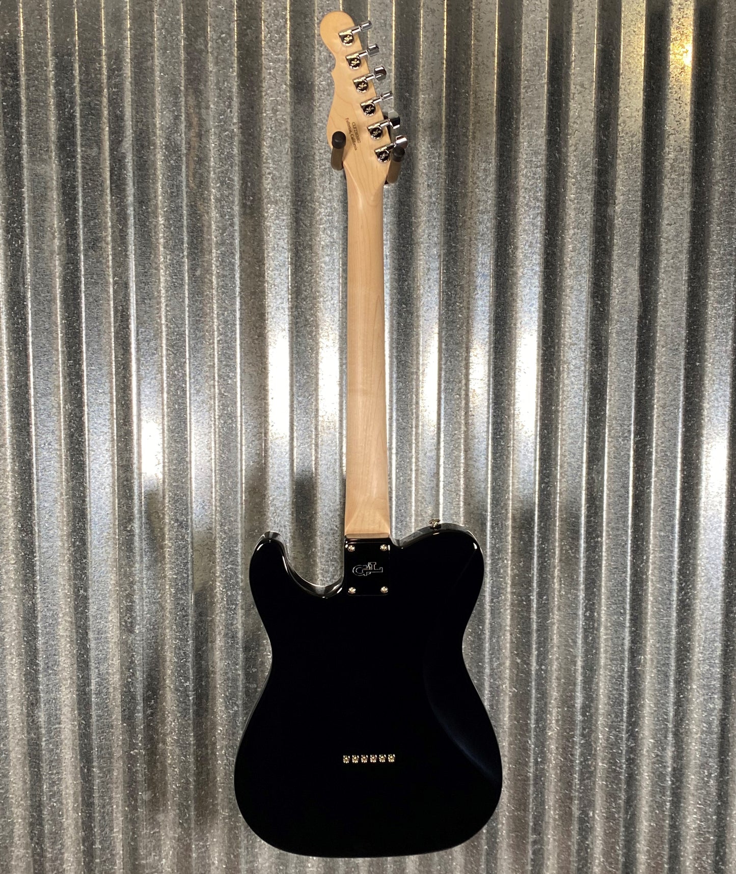 G&L USA ASAT Classic Jet Black Guitar & Bag #3002 Used