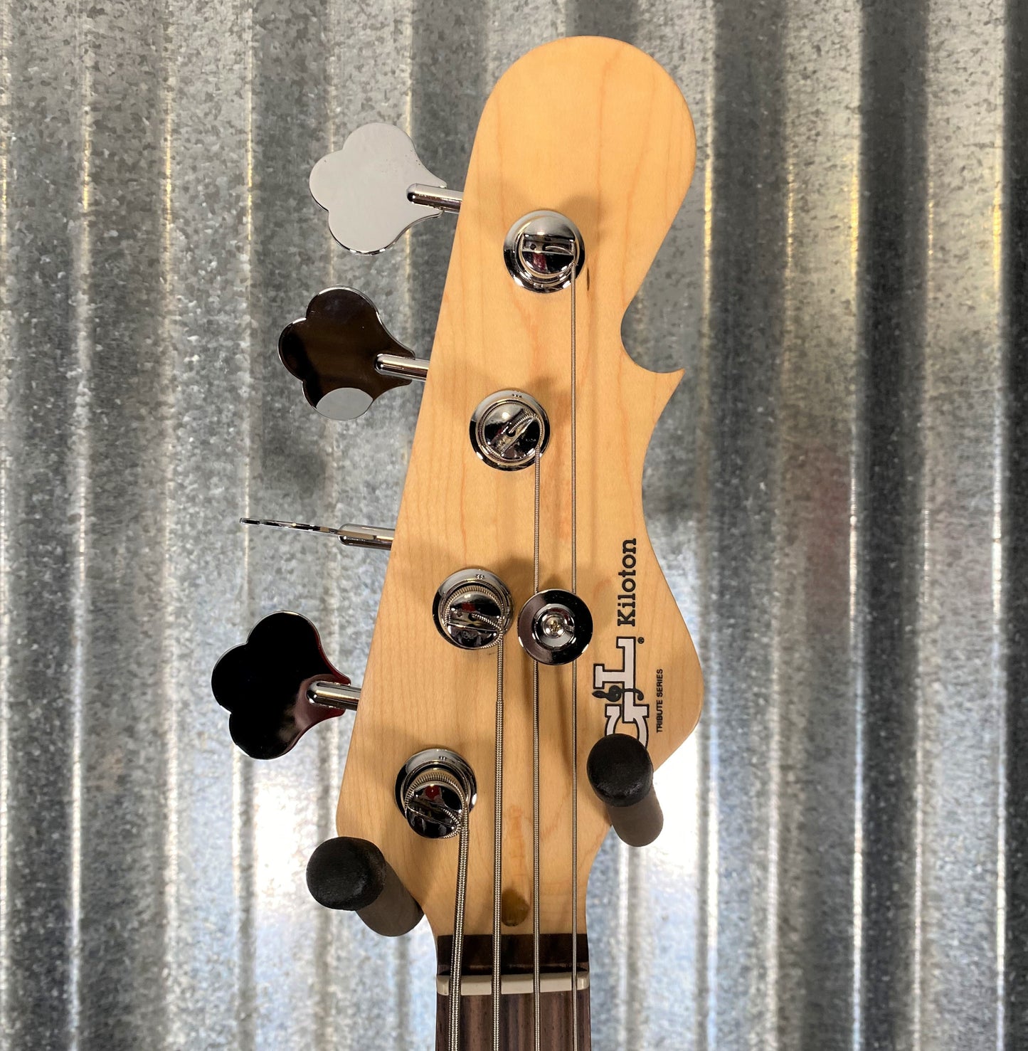 G&L Tribute Kiloton 4 String Bass Black Satin #6173