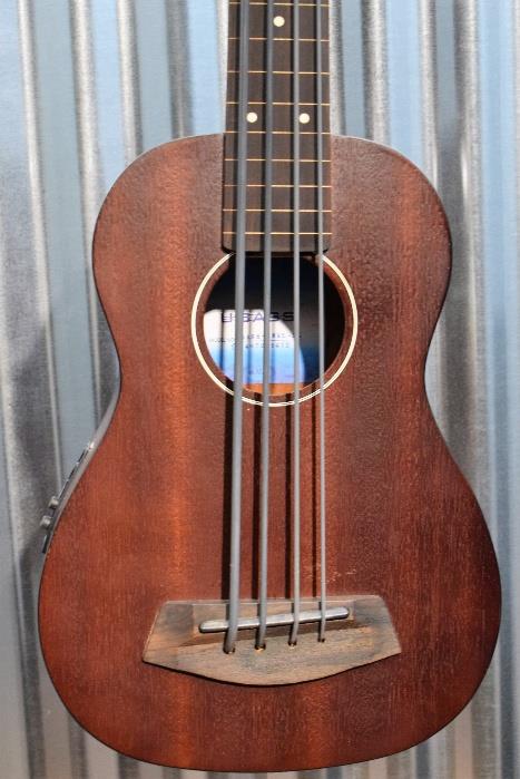 Kala RUMBLER U-Bass UBASS-RMBL-FL Fretless Acoustic Ukulele Bass Guitar Used