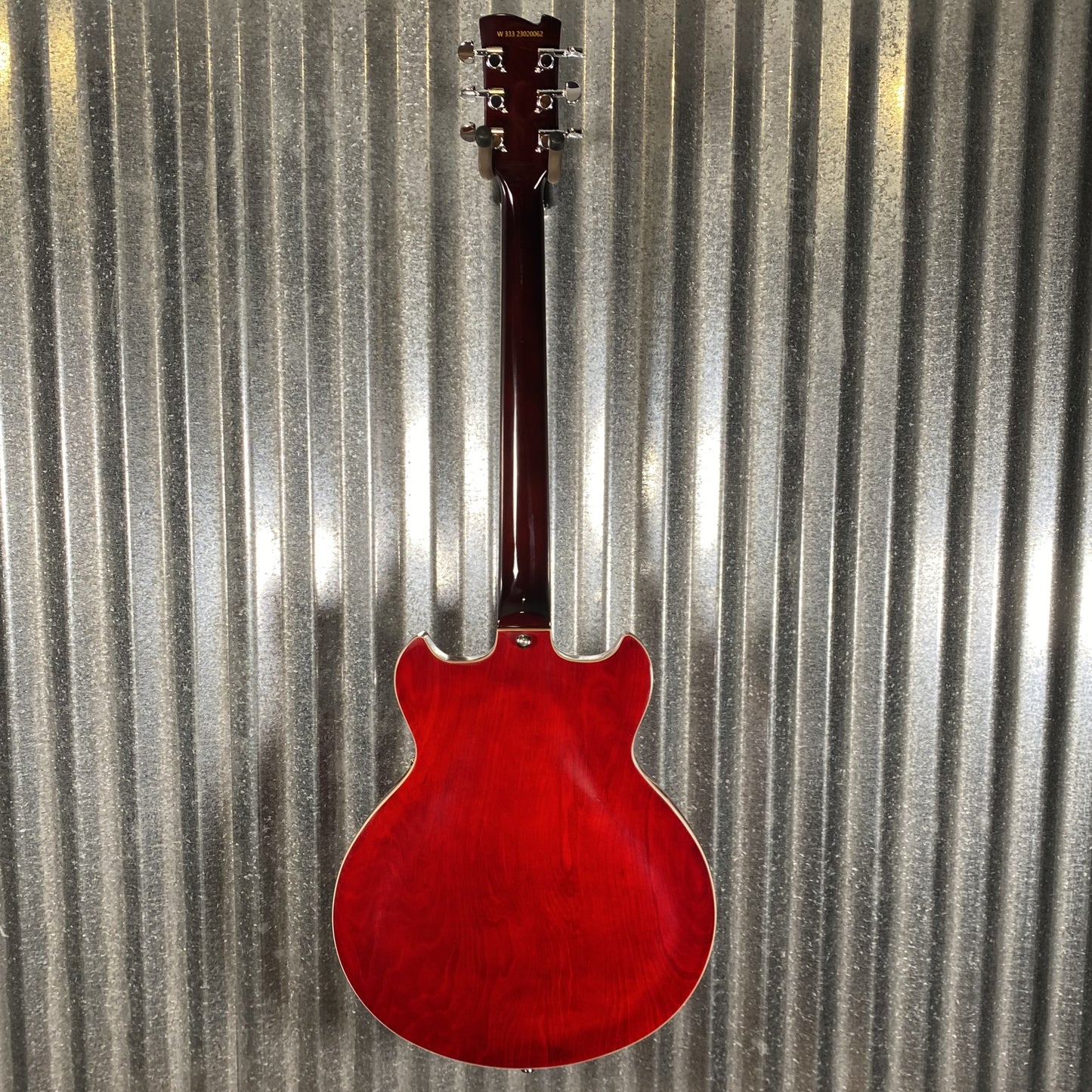 Westcreek 333 Semi Hollow Body Guitar 335 Transparent Red #0062 Used