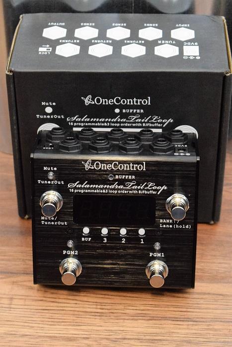 One Control Salamandra Tail Loop Programmable Effect Loop Switcher BJF Buffer Pedal