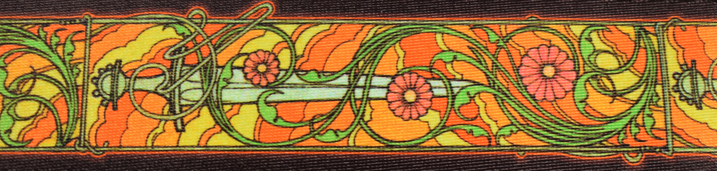 LOCK-IT Straps Bob Masse Series 2" Mythical Swords Guitar Bass Strap 034 BM-4