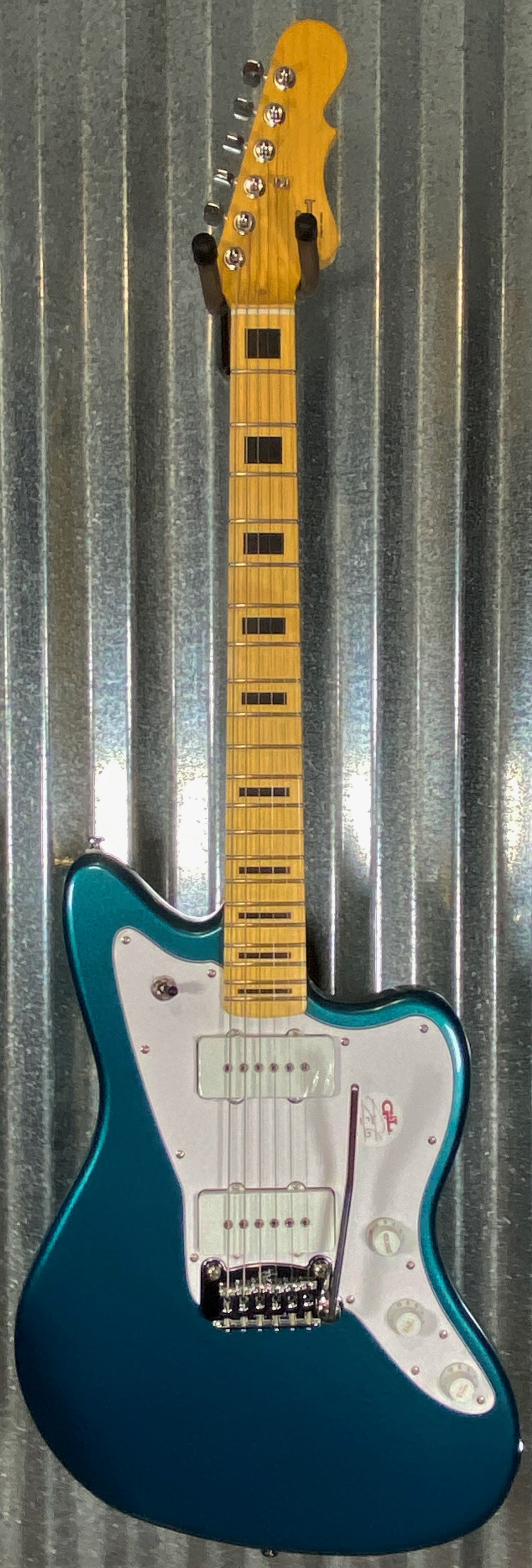 G&L Tribute Doheny Emerald Blue Guitar #5222