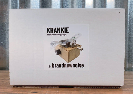 Brandnewnoise Krankie Hand Crank Music Box Sound Sampler Looper Recorder with Pitch Control Effect Box