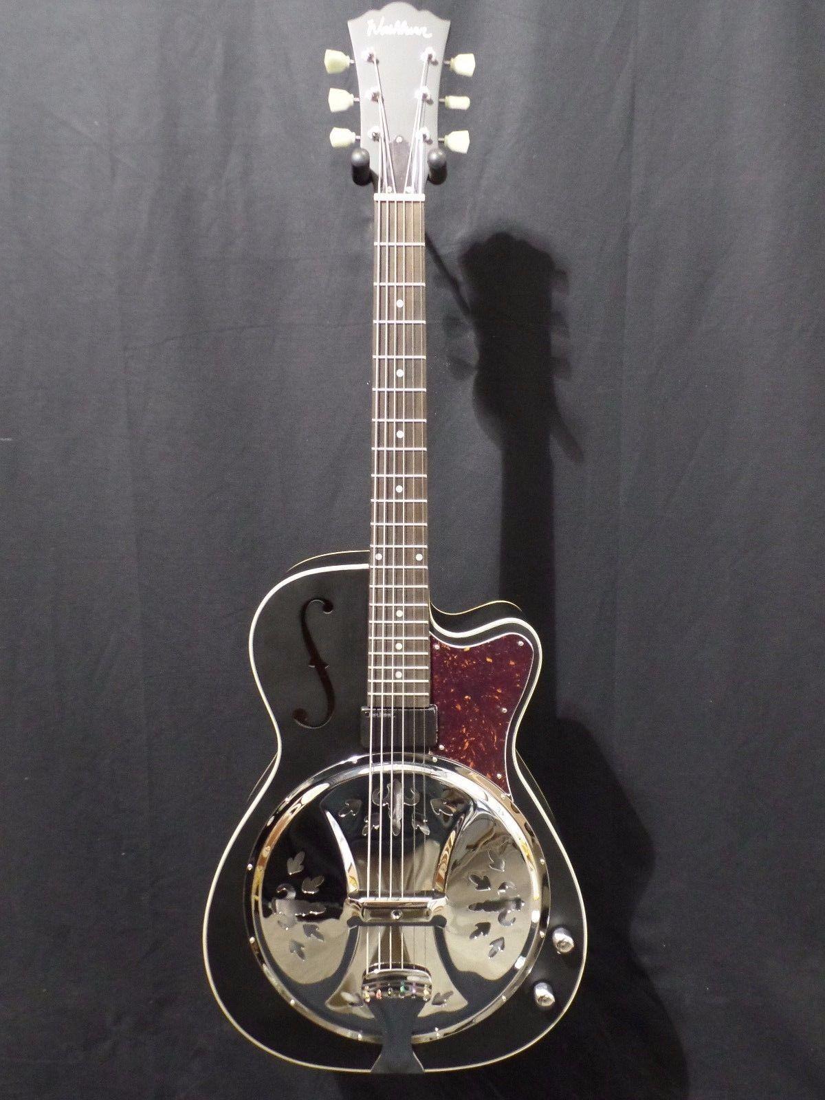 Washburn R70BCEK Richie Owens Signature Scheerhorn Cone Resonator & Gig Bag #039