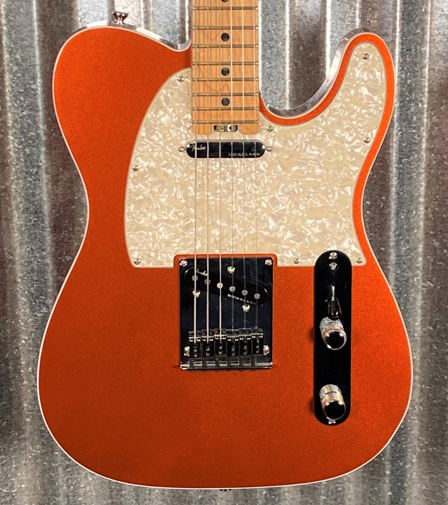 Fender American Elite Telecaster Autumn Blaze Metallic Guitar & Case #4183 Used