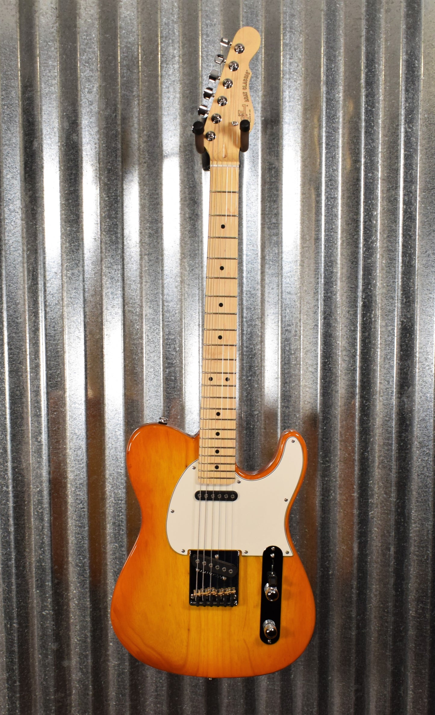 G&L USA ASAT Classic Honeyburst Maple Satin Neck Guitar & Case #5215
